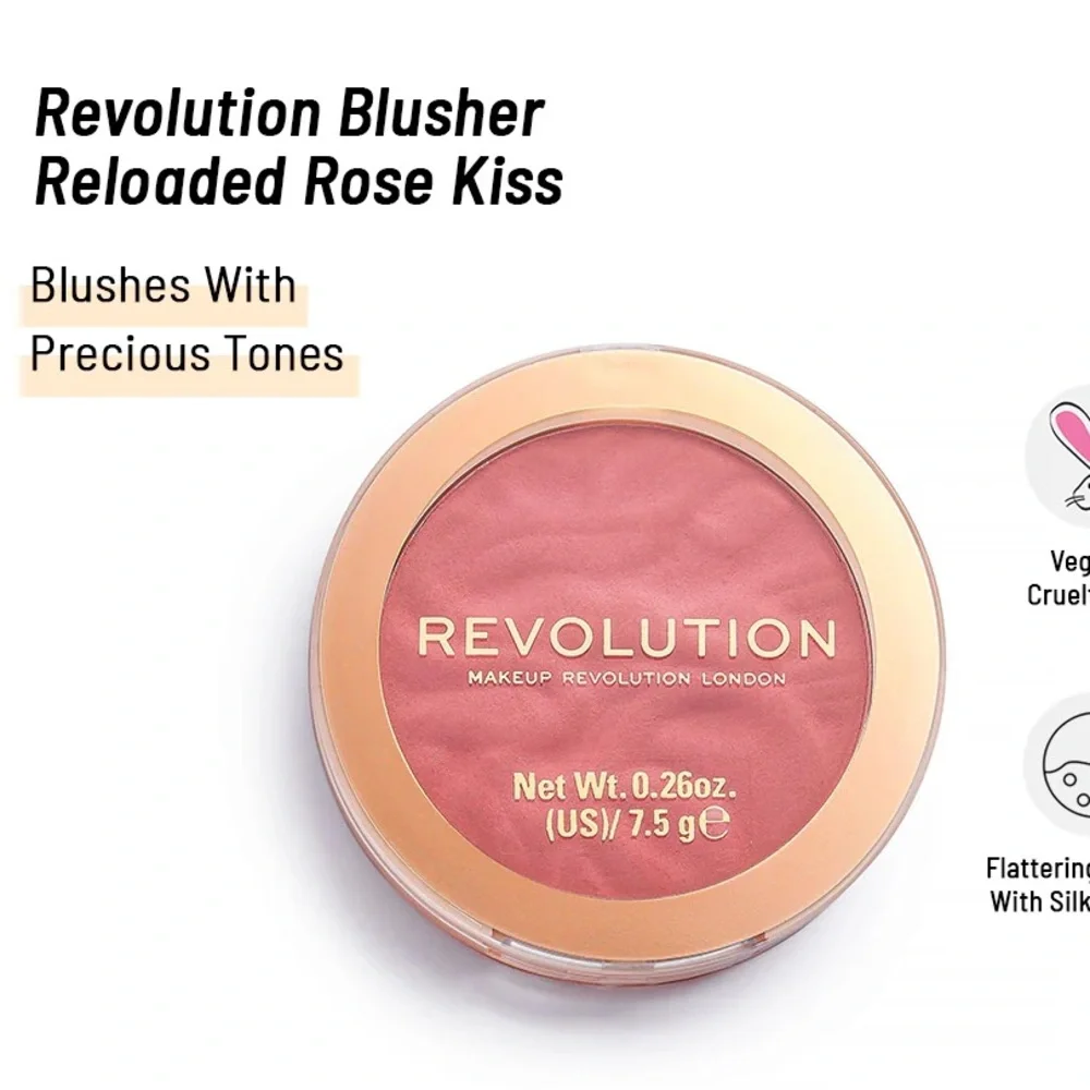 💝NEW Makeup Revolution Rose Kiss Powder Blush💝